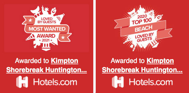 Hotels.com 2020 Top 100 Beach and 2021 Most Wanted Awards