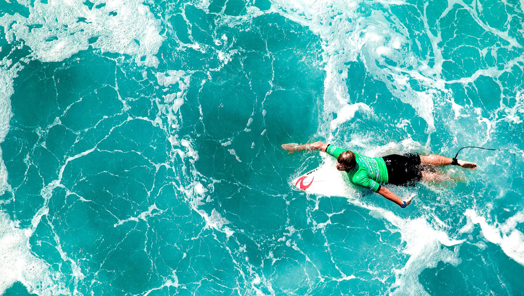 Surfer in water