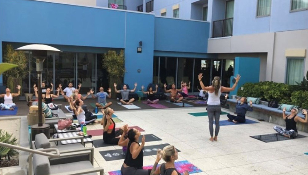 Yoga at Shorebreak