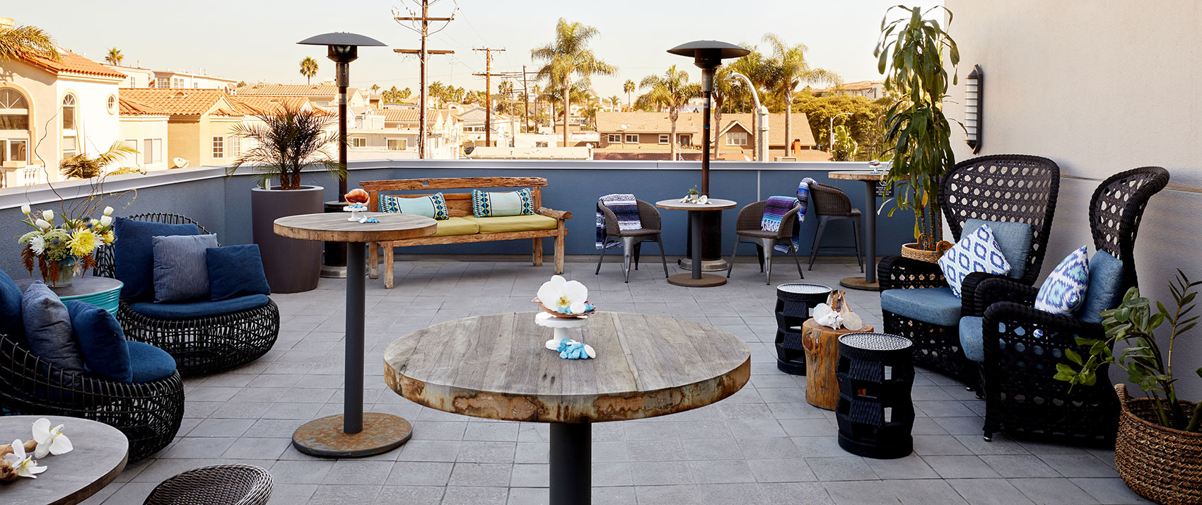 outdoor terrace meeting space